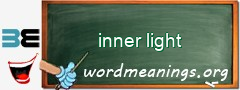 WordMeaning blackboard for inner light